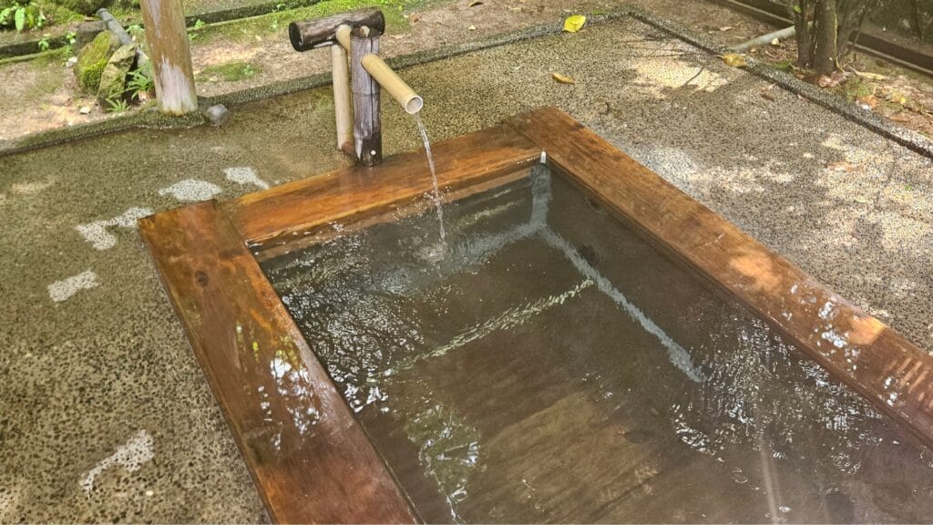 private onsen at ueyama ryokan