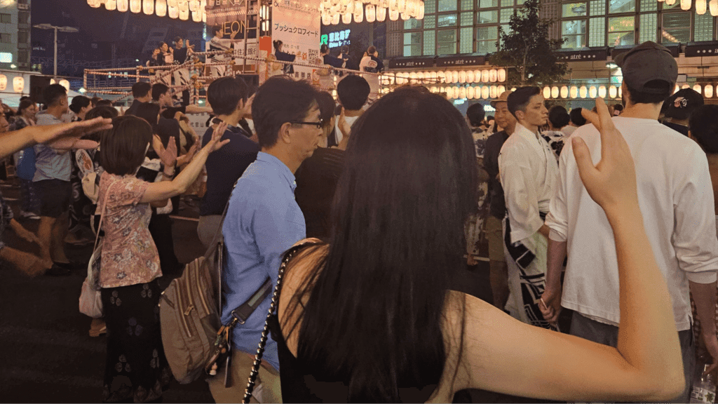 bon odori in japan, ebisu
